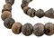 Old Jumbo Mali Clay Beads: Unique Artisan Spindle Whorl, Handmade from Mali, 36mm Diameter